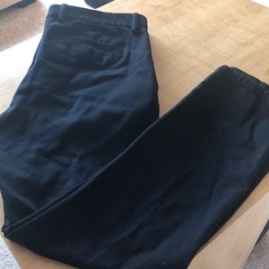 Men’s black chino pants